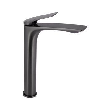 Змішувач для раковини Qtap Vlasta New високий QTVLA269GMB45653 Gunmetal Black PVD SD00051777 фото