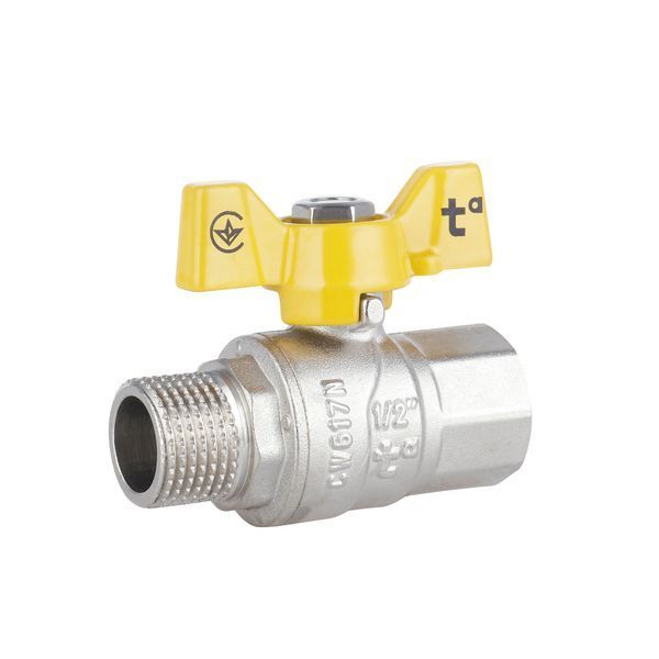Кран кульовий Thermo Alliance Forte 1/2" ВЗ для газа (метелик) SF607G15 SD00010578 фото