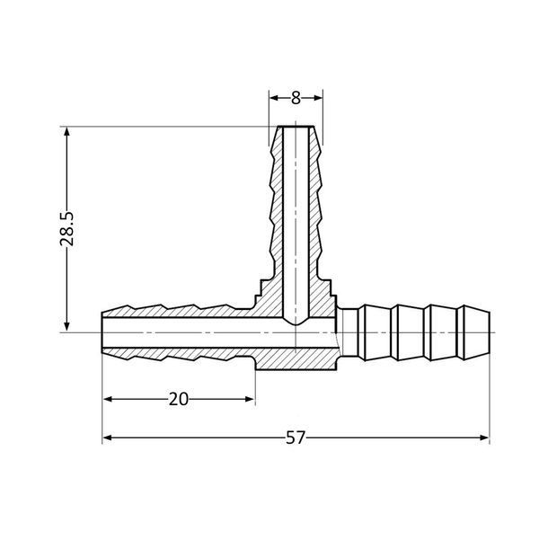 Трійник Thermo Alliance Standart 8 SD4178 SD00047862 фото