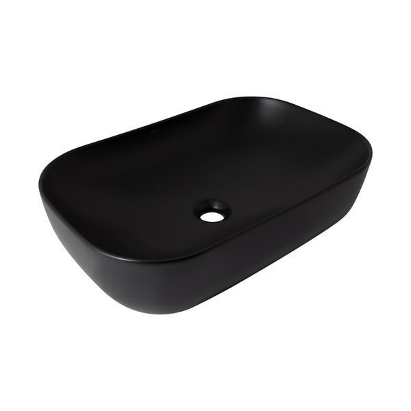 Раковина-чаша Qtap Robin 600x390x150 Matt black QT132143PMBMBN SD00052909 фото