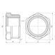 Футорка Thermo Alliance Forte 1"х3/4" ЗВ SF3742520 SD00002748 фото 1