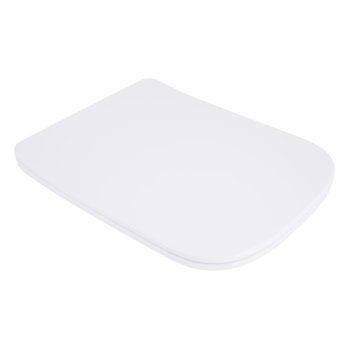 Сидіння для унітаза (Tern 490,520,610) 435x344x50 мм, White, з мікроліфтом, Slim Duroplast, Quick Release QTSC179W47353 Qtap SD00053477 фото