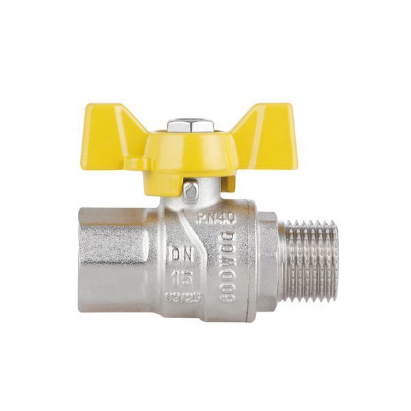 Кран кульовий Thermo Alliance Forte 1/2" ВЗ для газа (метелик) SF607G15 SD00010578 фото