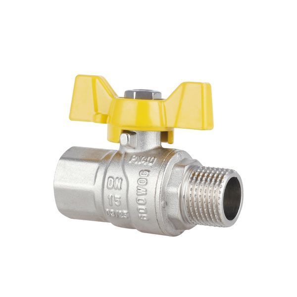 Кран кульовий Thermo Alliance Forte 1/2" ВЗ для газа (метелик) SF607G15 SD00010578 фото