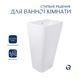 Комплект Qtap Tern: Раковина напольная моноблок 440х380х830 мм White + Донный клапан PU02O SD00053444 фото 3