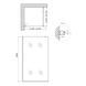 Душова перегородка Qtap Walk-In Standard CRM209.C8 90х200 см, скло Clear 8 мм, покриття CalcLess SD00045303 фото 3