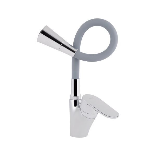 Смеситель для кухни Lidz Tani 007F3 с гибким изливом (k40) LDTAN007F3GCR31869 Chrome/Grey SD00037970 фото