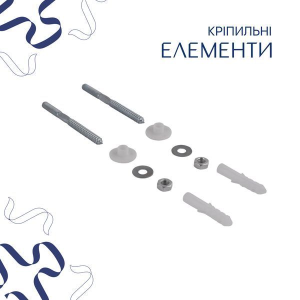 Комплект Qtap Nando LT: Раковина подвесная прямоугольная 500х420х130 мм Matt Black + Донный клапан PU03O SD00053446 фото