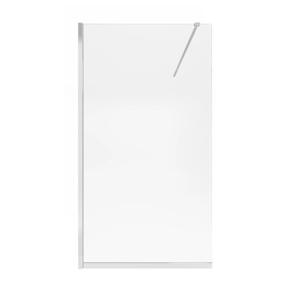 Душевая перегородка Qtap Walk-In Standard CRM2011.C8 110х200 см, стекло Clear 8 мм, покрытие CalcLess SD00045305 фото