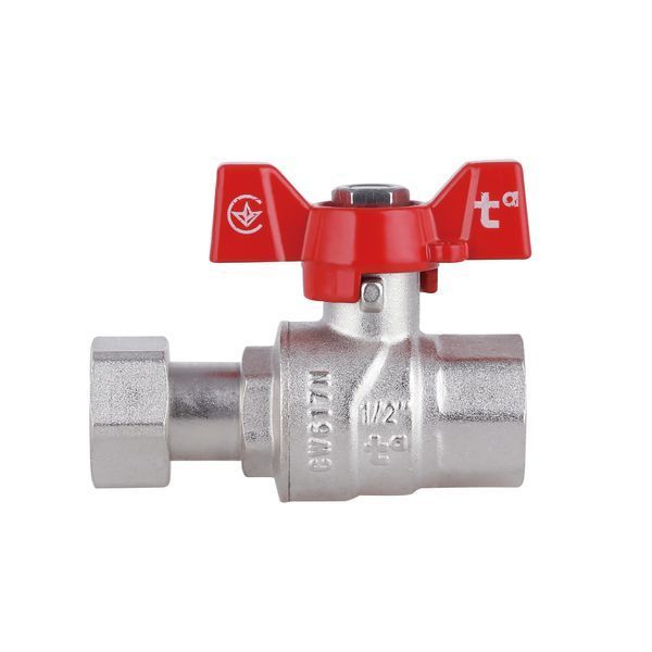Кран кульовий з накидною гайкою Thermo Alliance Forte 1/2"х ВР для води прямий SF260W15 SD00021092 фото