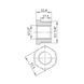Футорка чавунна радіаторна 1" 1/4х1/2" ВЗ ліва SD00022033 фото 2