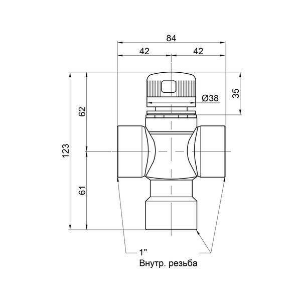 Змішувач термостатичний Icma 1" №149 SD00020436 фото