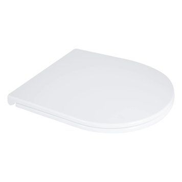 Сидіння для унітаза підлогового (Dove) 425&times;363&times;30 мм, White, з мікроліфтом, Slim Duroplast, Quick Release QT06228380BW3 Qtap SD00053462 фото