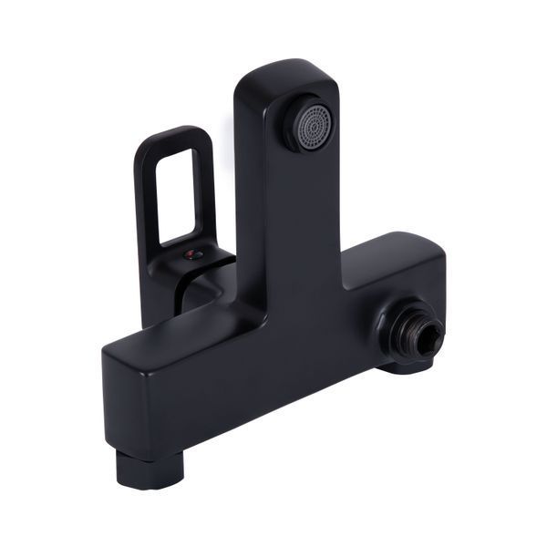Смеситель для ванны Lidz Wawel 006 (c душевым гарнитуром) (k35) LDWAW006BLA45393 Black SD00051517 фото