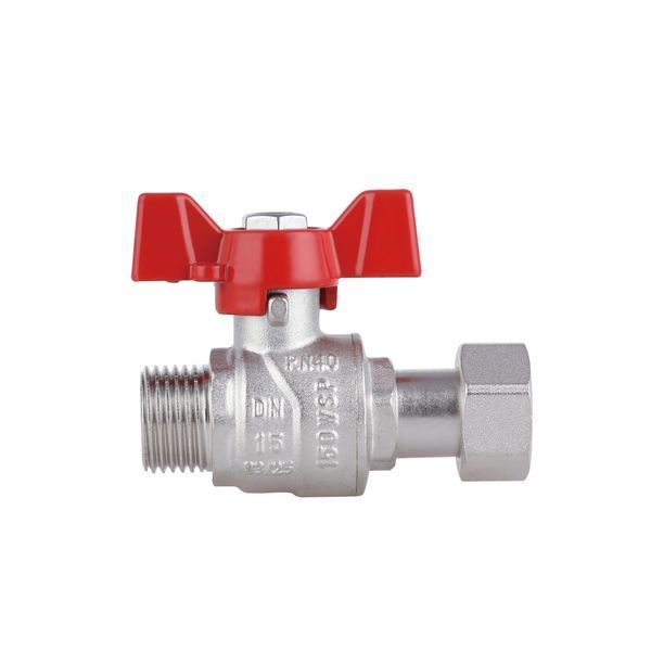 Кран кульовий з накидною гайкою Thermo Alliance Forte 1/2" ВЗ для води прямий SF261W15 SD00021094 фото