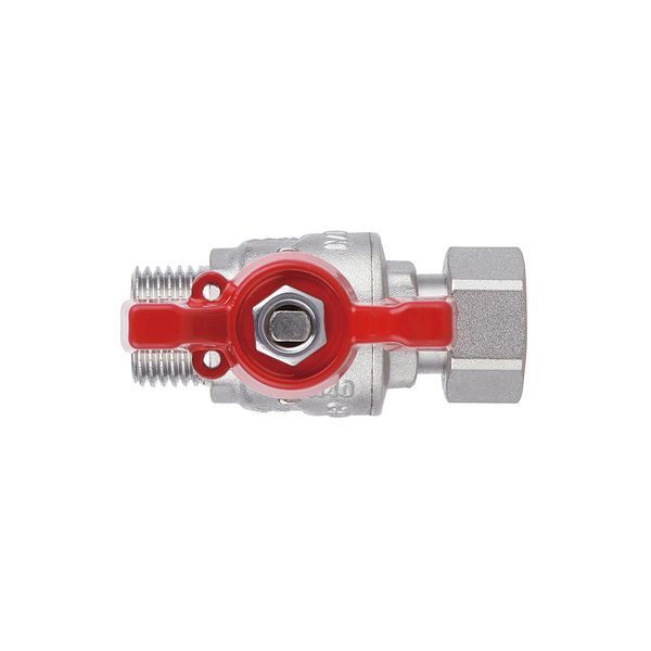 Кран кульовий з накидною гайкою Thermo Alliance Forte 1/2" ВЗ для води прямий SF261W15 SD00021094 фото
