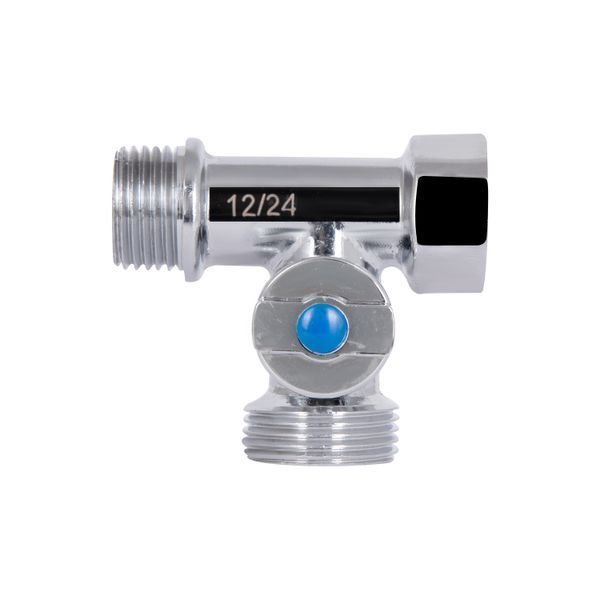 Кран приладовий кульовий Thermo Alliance Standart 1/2"х3/4"х1/2" ЗЗВ SD186W152015 SD00009370 фото