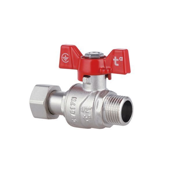Кран кульовий з накидною гайкою Thermo Alliance Forte 1/2" ВЗ для води прямий SF261W15 SD00021094 фото