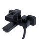 Смеситель для ванны Lidz Wawel 006 (c душевым гарнитуром) (k35) LDWAW006BLA45393 Black SD00051517 фото 5