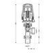 Кран Thermo Alliance Standart RTL кутовий 1/2"ВЗ TAS01515 SD00054169 фото 1