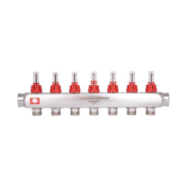 Колектор з витратомірами Thermo Alliance Standart 1" 7 виходів SD0047 SD00041506 фото
