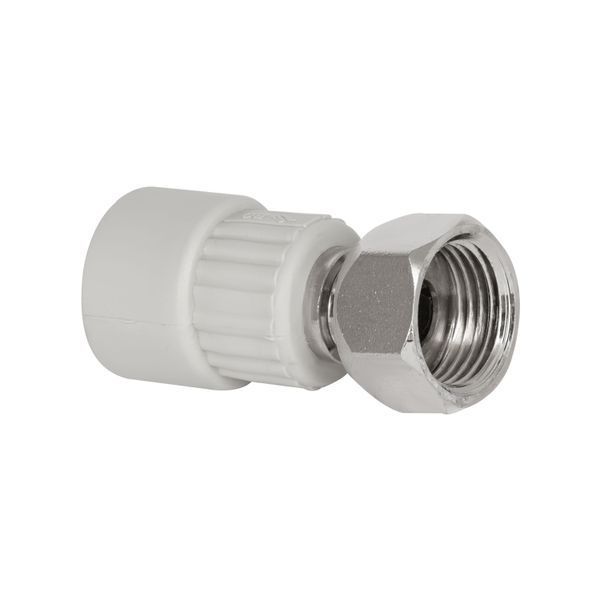 Муфта PPR з накидною гайкою Blue Ocean 20х1/2" ВР з латунним штоком SD00006459 фото