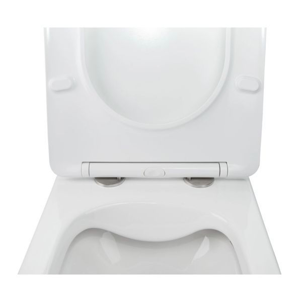 Готове рішення Qtap для ванної кімнати: підвісний унітаз Jay Rimless 520х360х320 + комплект інсталяції Nest 4 в 1 (лінійна клавіша Chrome) SD00043000 фото