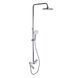 Душова система універсальна Qtap Jay на три споживача (з виливом) QTJAY111CRW45555 Chrome/White SD00051679 фото