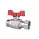 Кран кульовий з накидною гайкою Thermo Alliance Forte 3/4" ВЗ для води прямий SF261W20 SD00021095 фото 3