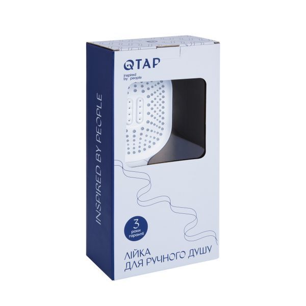Лійка для ручного душу Qtap Rucni 140*110 мм QTRUC125CRM45960 Chrome SD00052084 фото