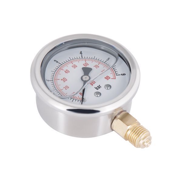 Манометр с глицерином Thermo Alliance Forte 6 бар, 1/4"Н, нижнее подключение TAF170G6B SD00053544 фото