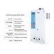 Колонка газовая дымоходная Thermo Alliance JSD20-10GE 10 л панель из стекла White SD00030726 фото 4