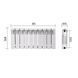 Радиатор биметаллический Thermo Alliance Bi-Ferrum 300/100 1,15 кг SD00052841 фото 3