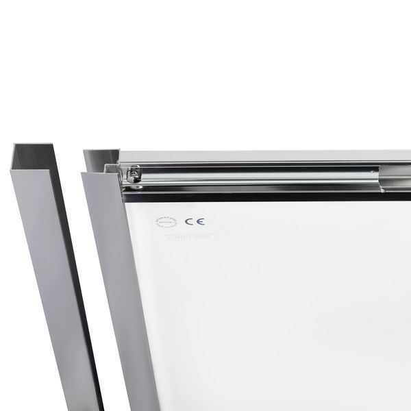 Душевая дверь в нишу Qtap Taurus CRM201-11.C6 97-108x200 см, стекло Clear 6 мм, покрытие CalcLess SD00039722 фото