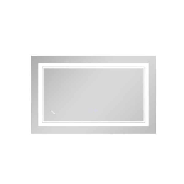 Дзеркало Qtap Cardinal (CA1) 800х500 з LED-підсвічуванням Touch, з антизапотіванням, з димером, рег. темп. кольору (3000-6500K) Reverse QT0478C5080 SD00052322 фото