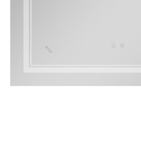 Дзеркало Qtap Cardinal (CA1) 800х500 з LED-підсвічуванням Touch, з антизапотіванням, з димером, рег. темп. кольору (3000-6500K) Reverse QT0478C5080 SD00052322 фото