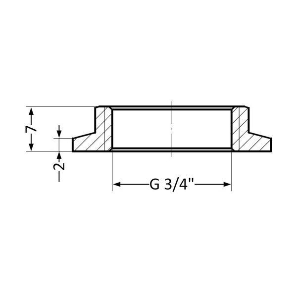Контргайка-шайба Thermo Alliance Standart 3/4" SD40620 SD00047796 фото