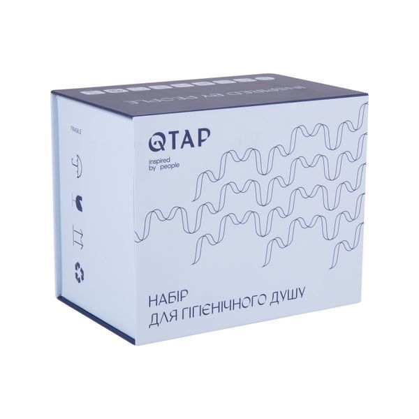 Набор для гигиенического душа Qtap Inspai-Varius округлый QTINSVARCRMV00440501 Chrome SD00035725 фото