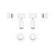 Комплект кранов Thermo Alliance Standart 1/2" белый, для полотенцесушителя угловой SF395W15HEW SD00051859 фото 6
