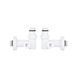 Комплект кранов Thermo Alliance Standart 1/2" белый, для полотенцесушителя угловой SF395W15HEW SD00051859 фото 5