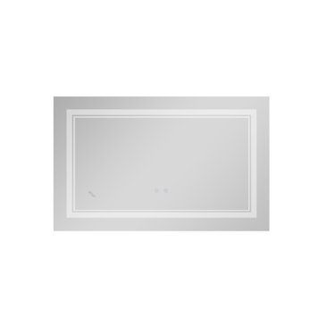 Дзеркало Qtap Cardinal (CA1) 700х500 з LED-підсвічуванням Touch, з антизапотіванням, з димером, рег. темп. кольору (3000-6500K) QT0478C5070 SD00052323 фото