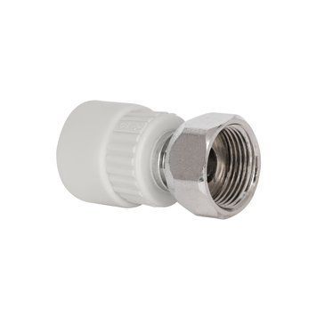 Муфта PPR з накидною гайкою Blue Ocean25х3/4" ВР з латунним штоком SD00006462 фото