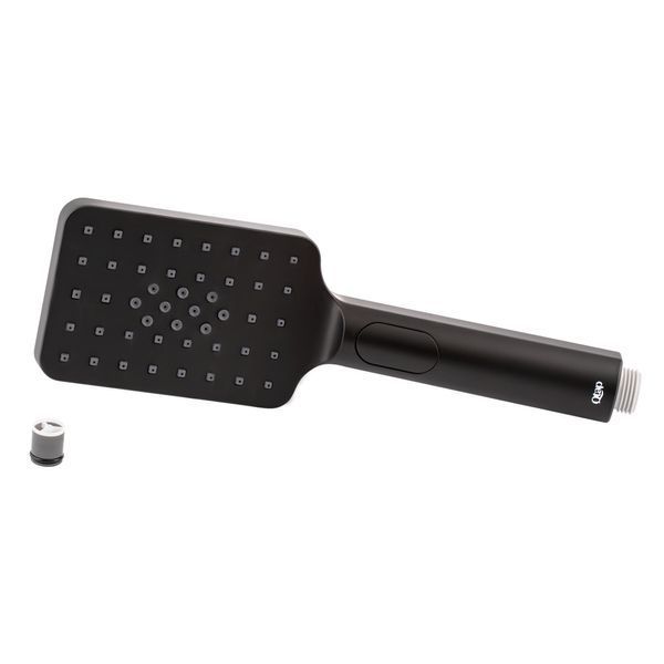 Лейка для ручного душа Qtap Rucni 120х80 мм прямоугольная QTRUCA121N3KBB Black Matt SD00041919 фото