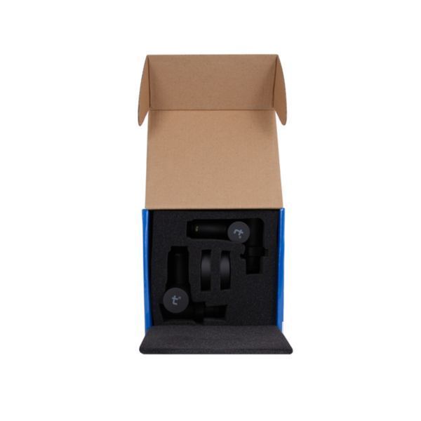 Комплект кранов Thermo Alliance Standart 1/2" черный, для полотенцесушителя угловой SF395W15HEB SD00051862 фото