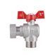 Кран кульовий з накидною гайкою SD Forte1/2" ВЗ для води кутовий SF224W15 SD00017977 фото 4