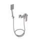 Смеситель для душа Lidz Kubis 010 (с душевым гарнитуром) (k35) LDKUB010NKS28535 Nickel SD00034632 фото 2