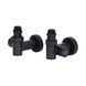 Комплект кранов Thermo Alliance Standart 1/2" черный, для полотенцесушителя угловой SF395W15HEB SD00051862 фото 2