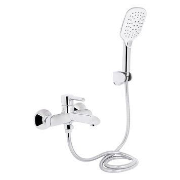 Змішувач для ванни Qtap Grand (з душовим гарнітуром) QTGRACRM006 Chrome SD00039601 фото