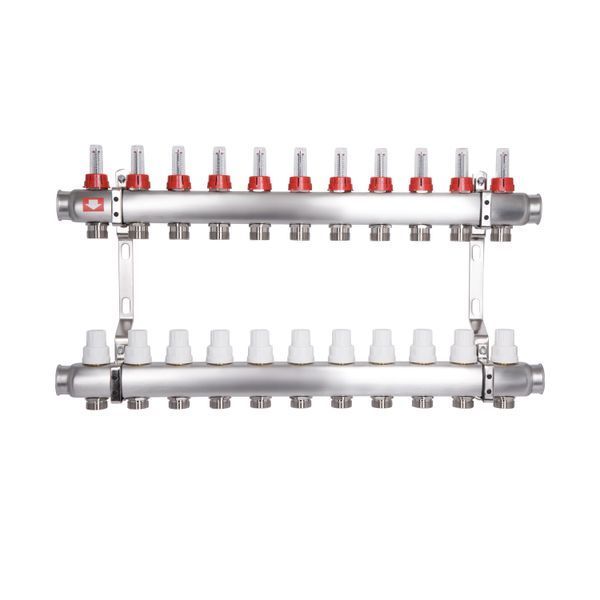 Колектор з витратомірами Thermo Alliance Standart 1" 11 виходів SD00411 SD00041510 фото