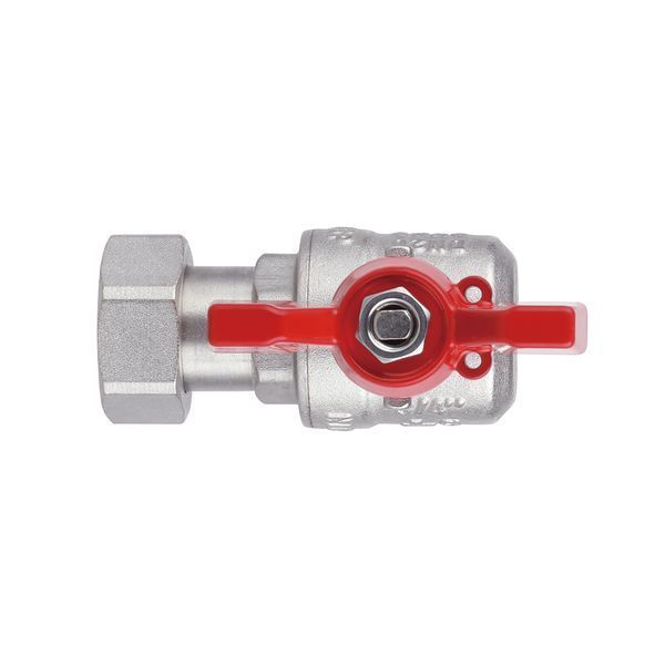 Кран кульовий з накидною гайкою Thermo Alliance Forte 3/4" ВЗ для води кутовий SF224W20 SD00017978 фото